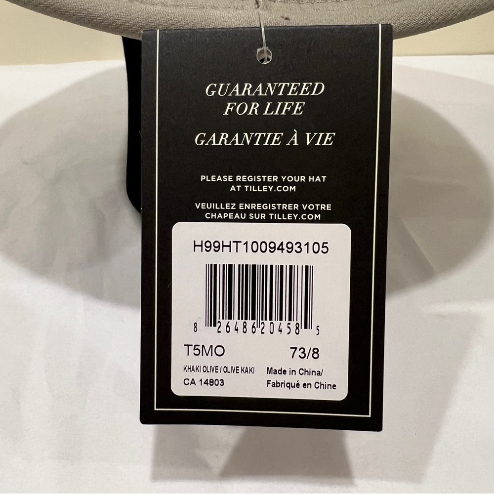 TILLEY MODEL T5MO ADVENTURE AIRFLO HAT - SIZE 7 3/8 - KHAKI BEIGE - UNISEX - Picture 5 of 10